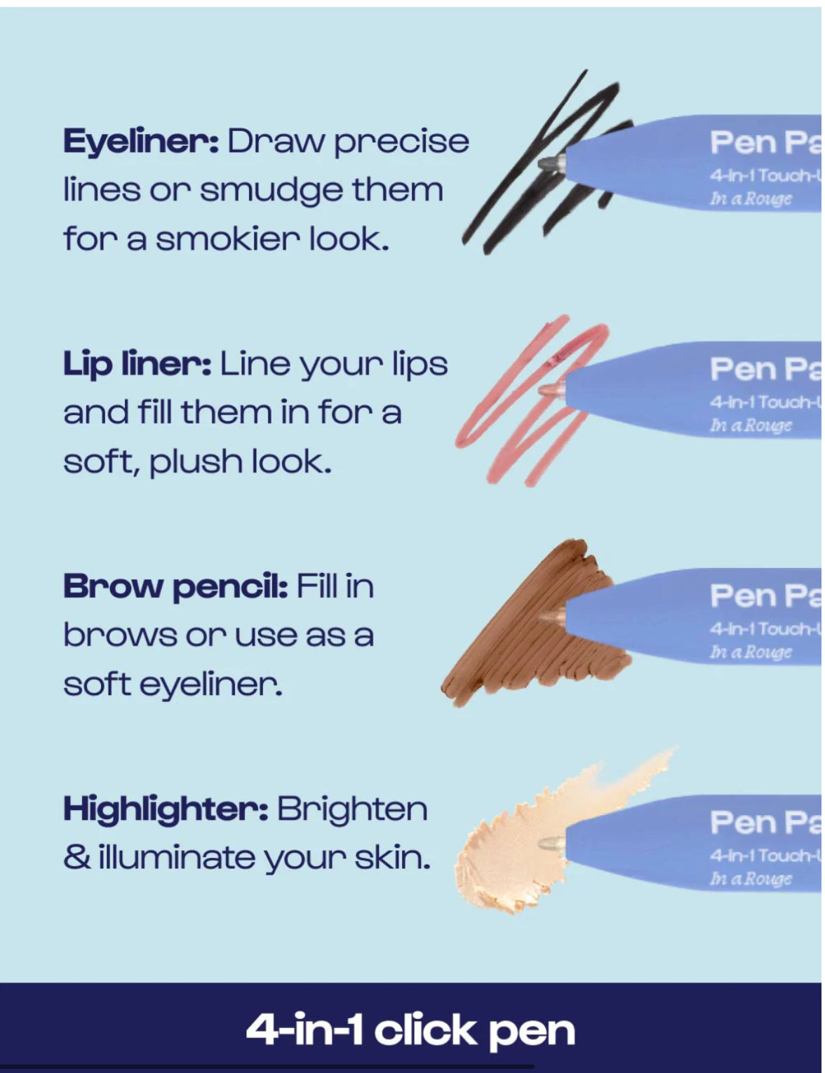 Alleyoop 4-in-1 Makeup Pen