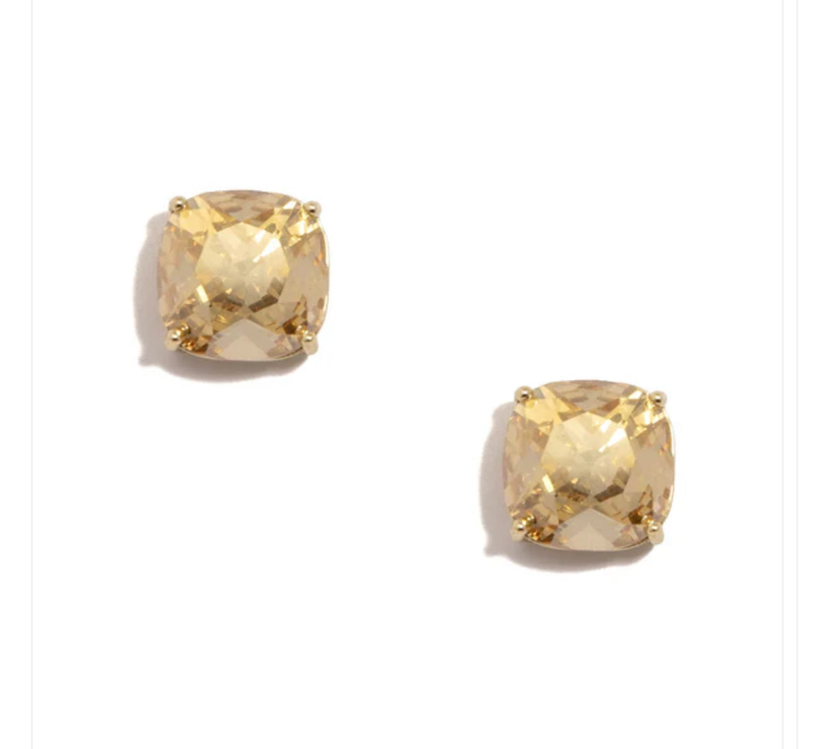 Luna Crystal Stud Earring