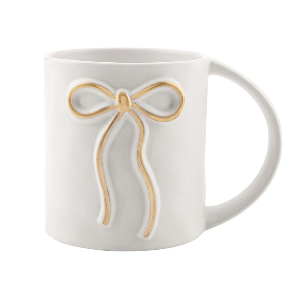 Gold Bow Mug