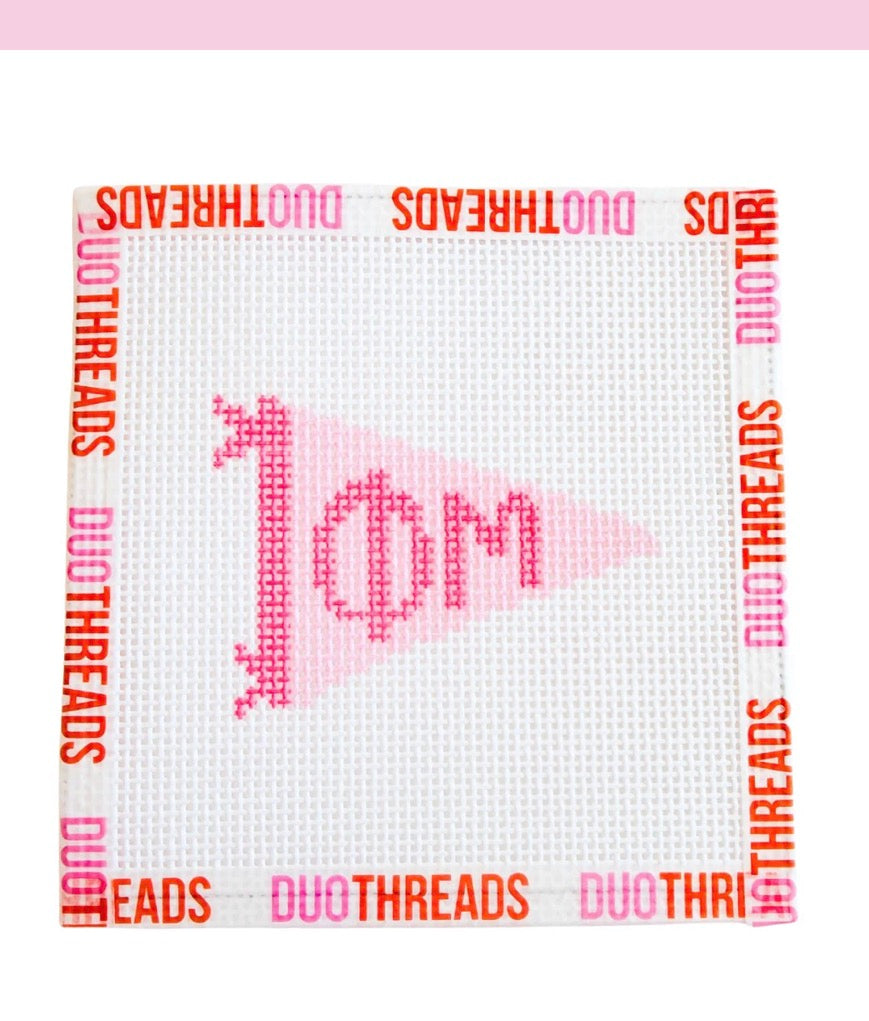 Sorority Pennant Needlepoint Canvas