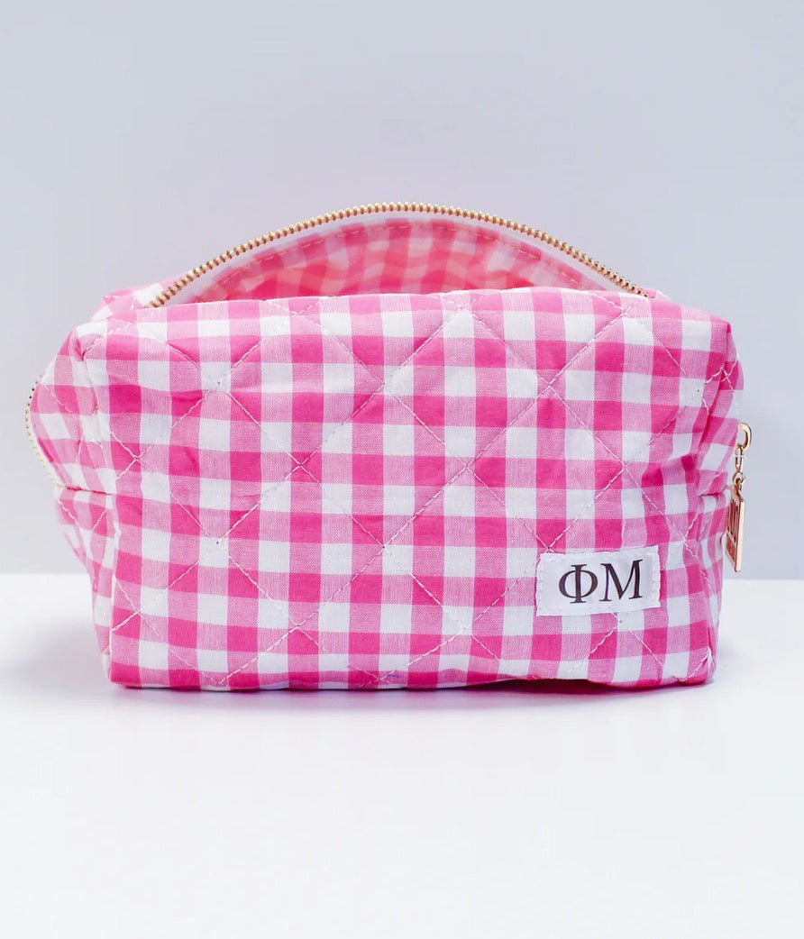 Sorority Gingham Quilted Bag