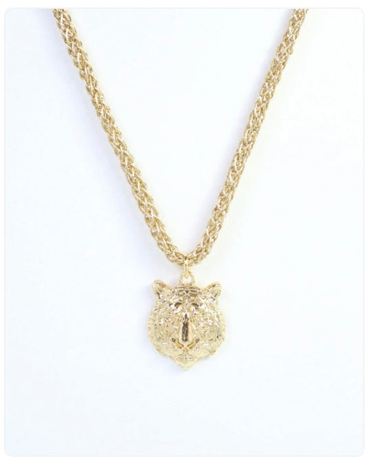 Corie Tiger Cord Necklace