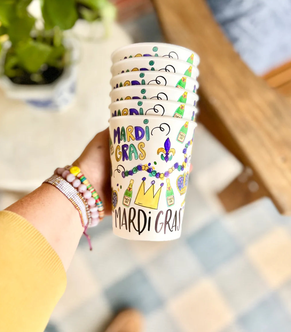 Mardi Gras Reusable Party Cups