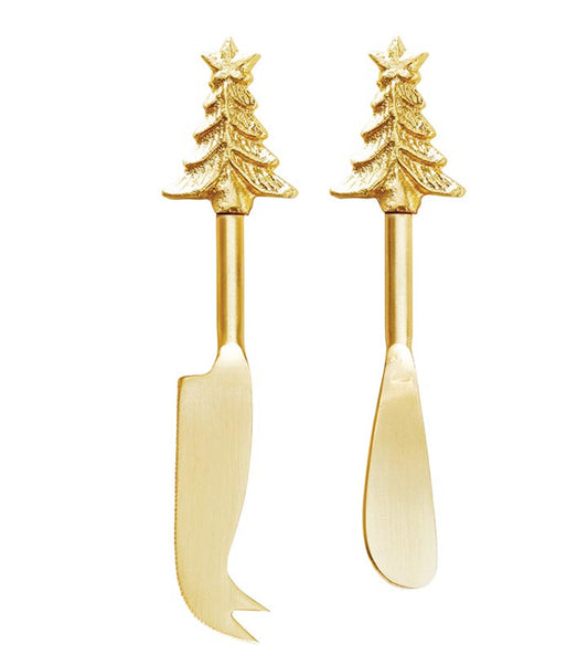 Tree Cheese Knives Set of Two