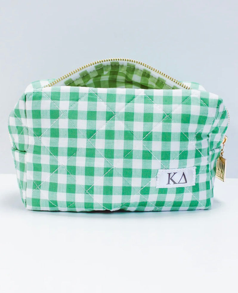 Sorority Gingham Quilted Bag