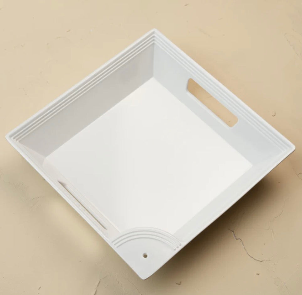 Square melamine tray