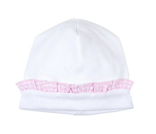 New Beginnings Ruffle Hat- Pink
