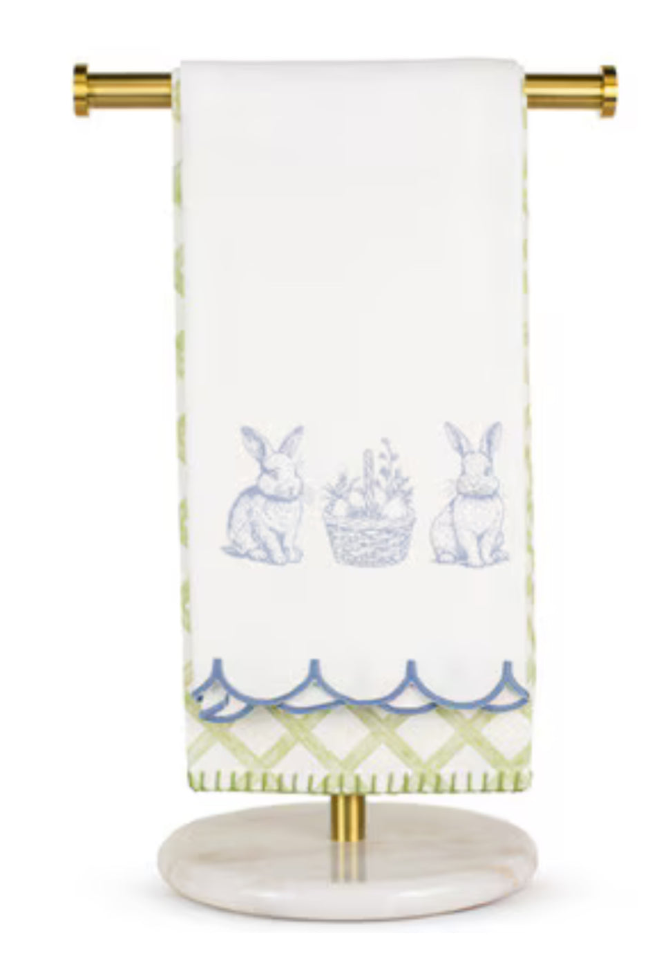Morgan Bunny Trellis Hand Towel