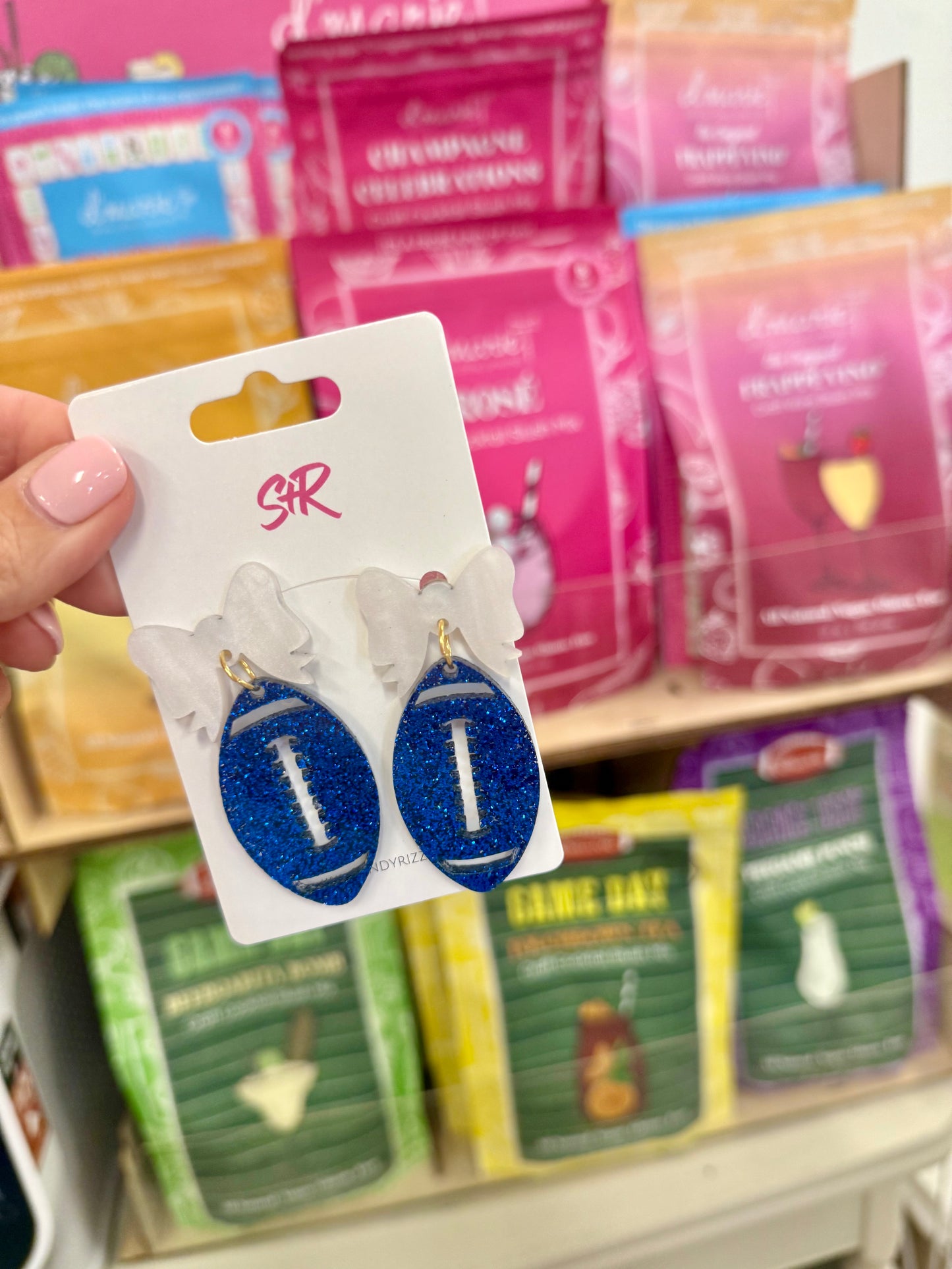 Sandy and Rizzo Gameday Earrings