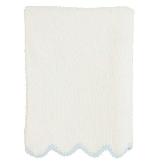 Chenille Scalloped Blanket