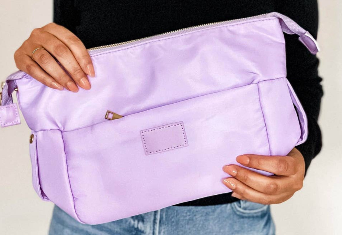 Snap Down Cosmetic Bag