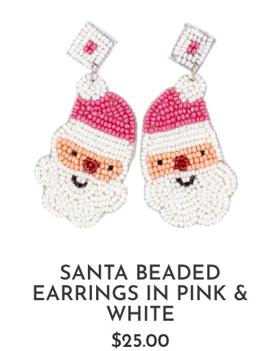 Christmas Beaded Earrings