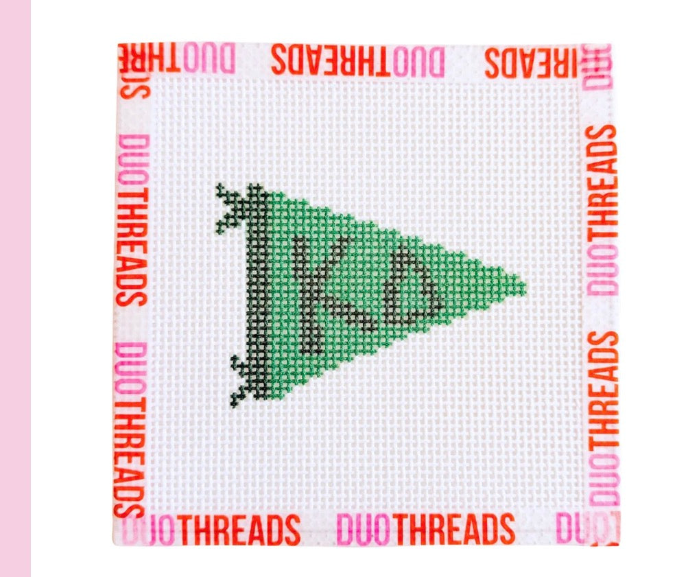 Sorority Pennant Needlepoint Canvas