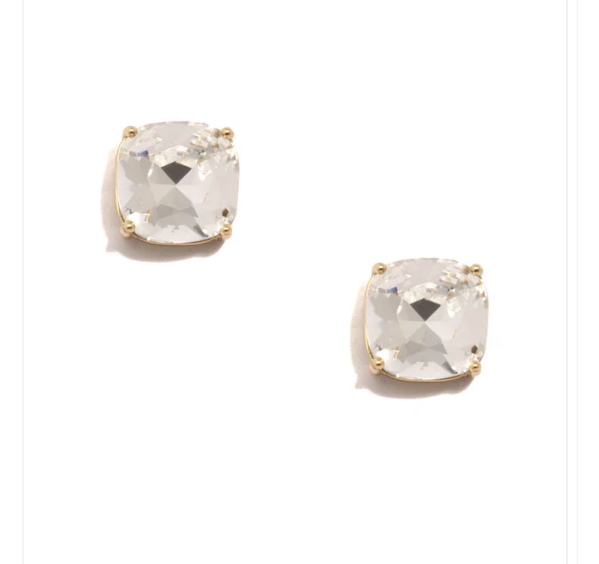 Luna Crystal Stud Earring