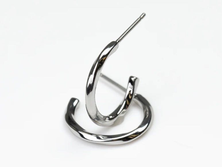 Silver Hoop Earrings