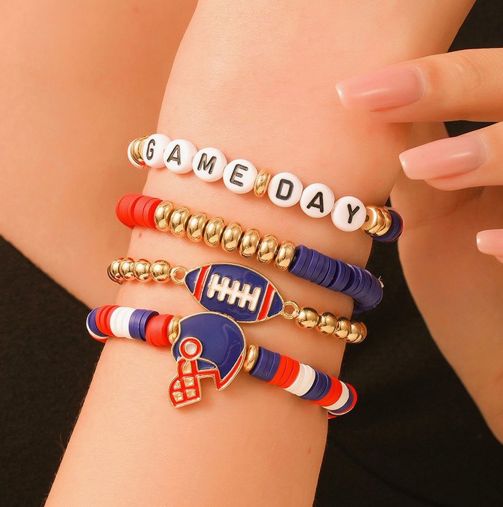 Game Day Bracelet Stack