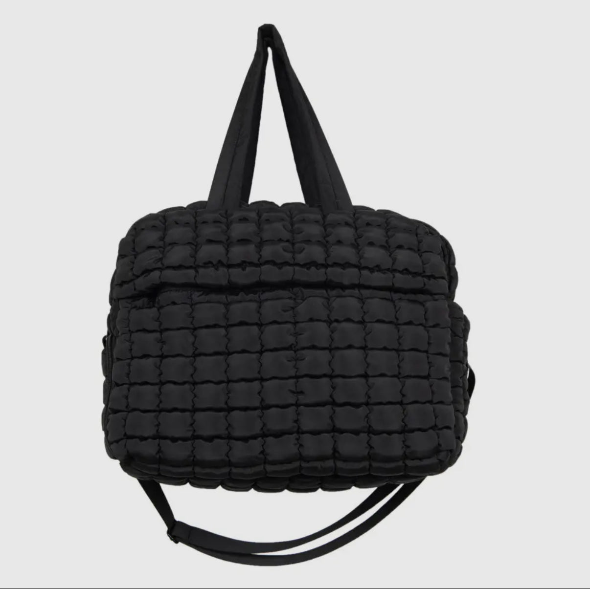 Quilted Duffel Weekender Bag
