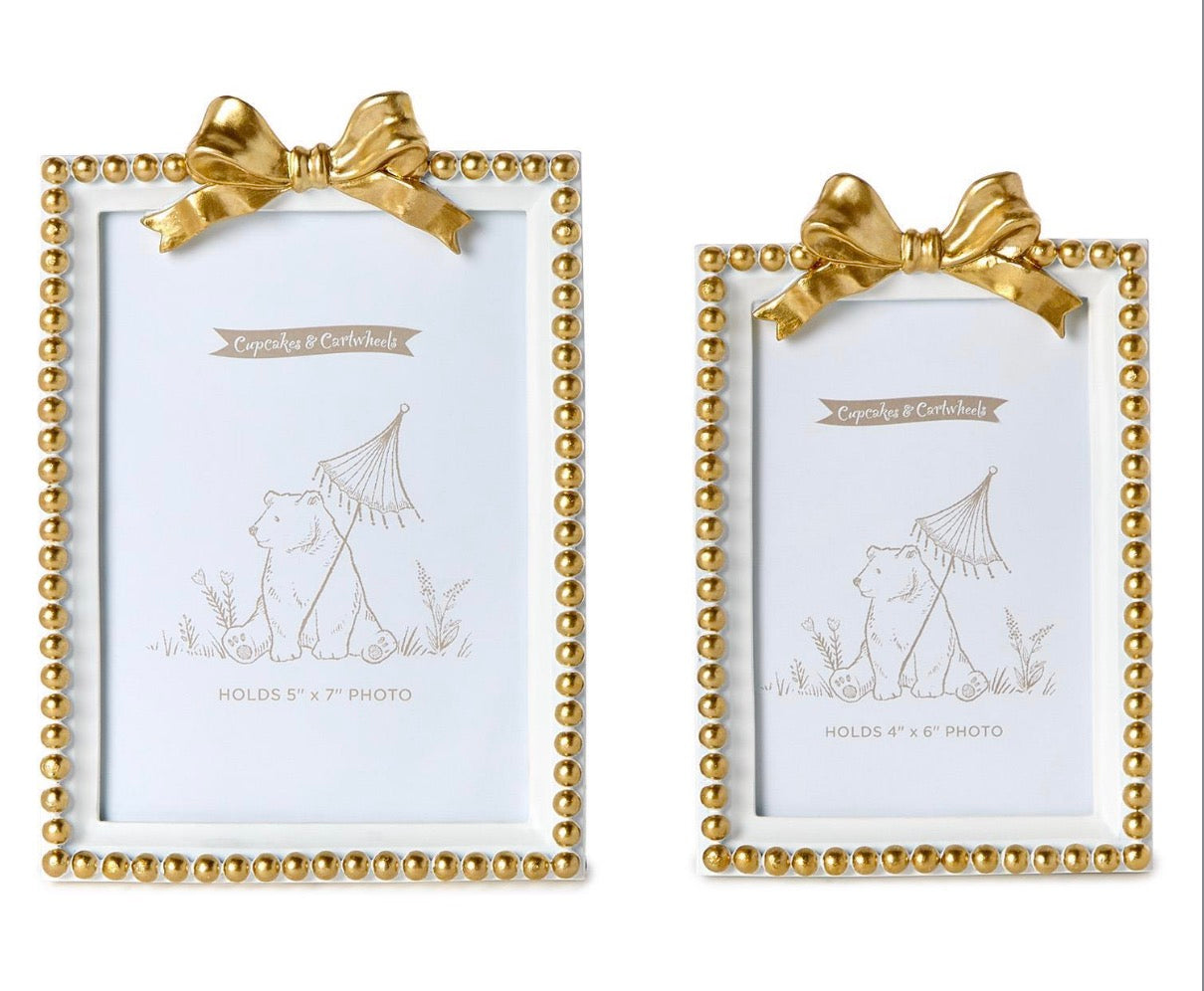 Golden Bow Photo Frame