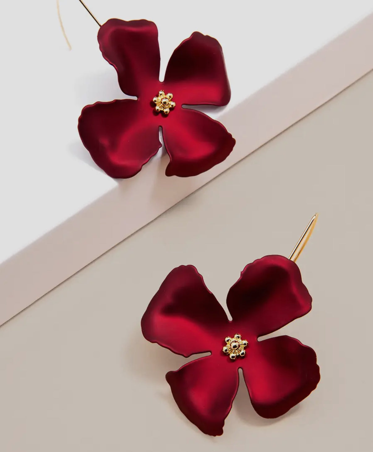 Metallic Garden Party Flower Earring