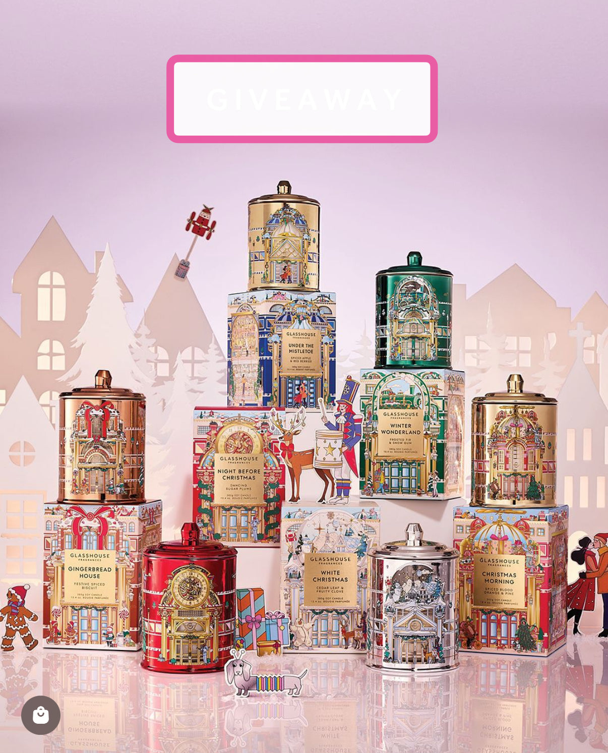 Christmas Glasshouse Candle 13.4 oz