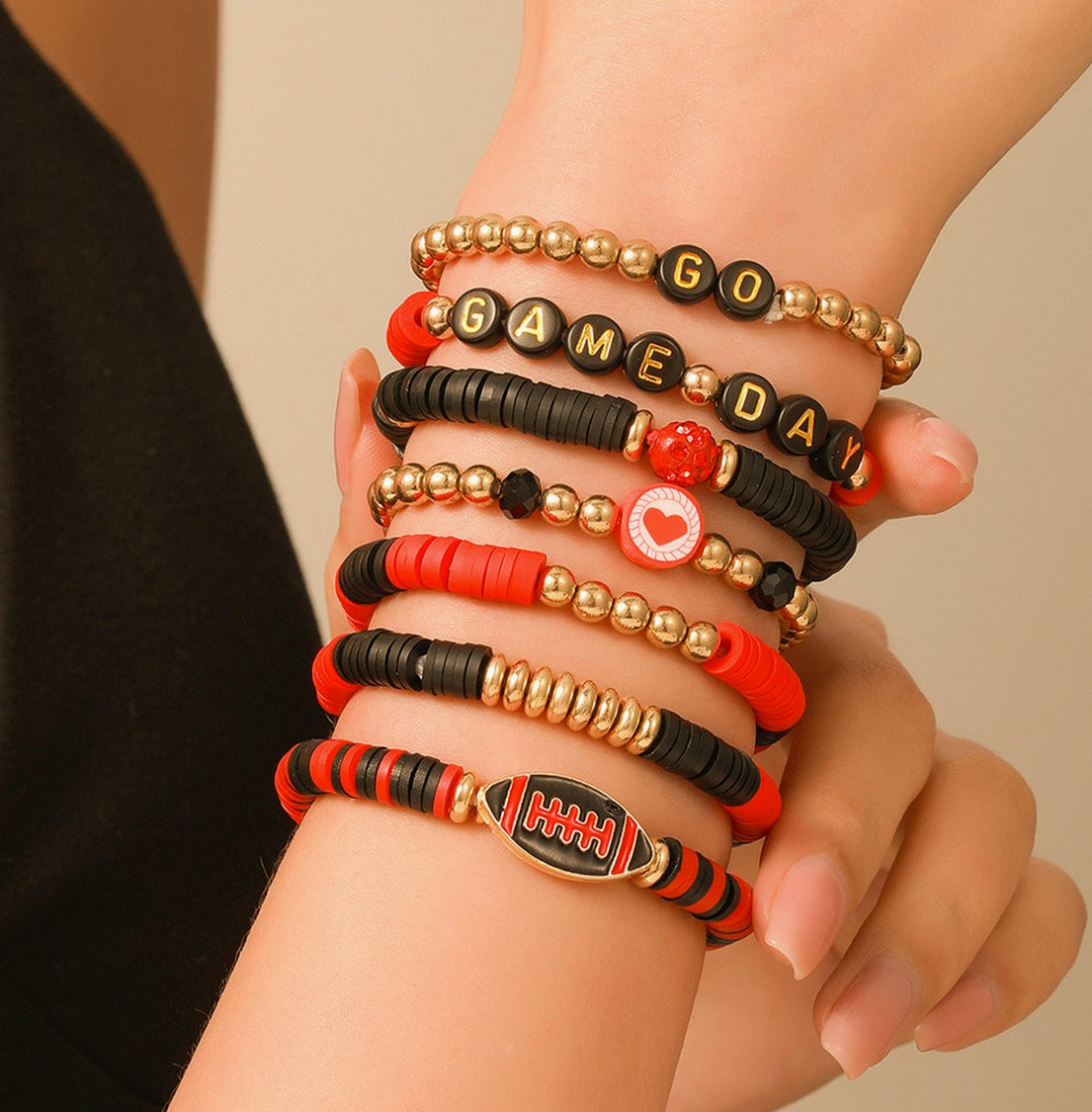Game Day Bracelet Stack