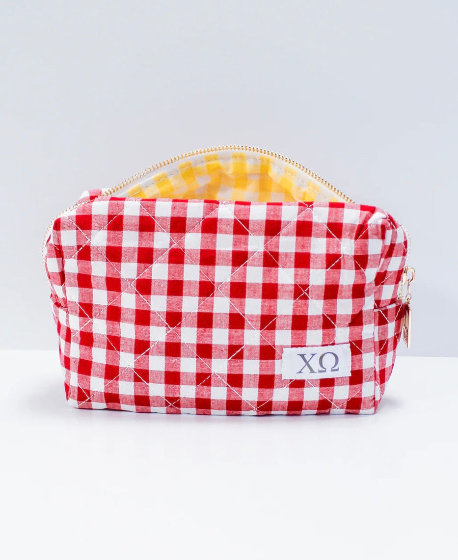 Sorority Gingham Quilted Bag
