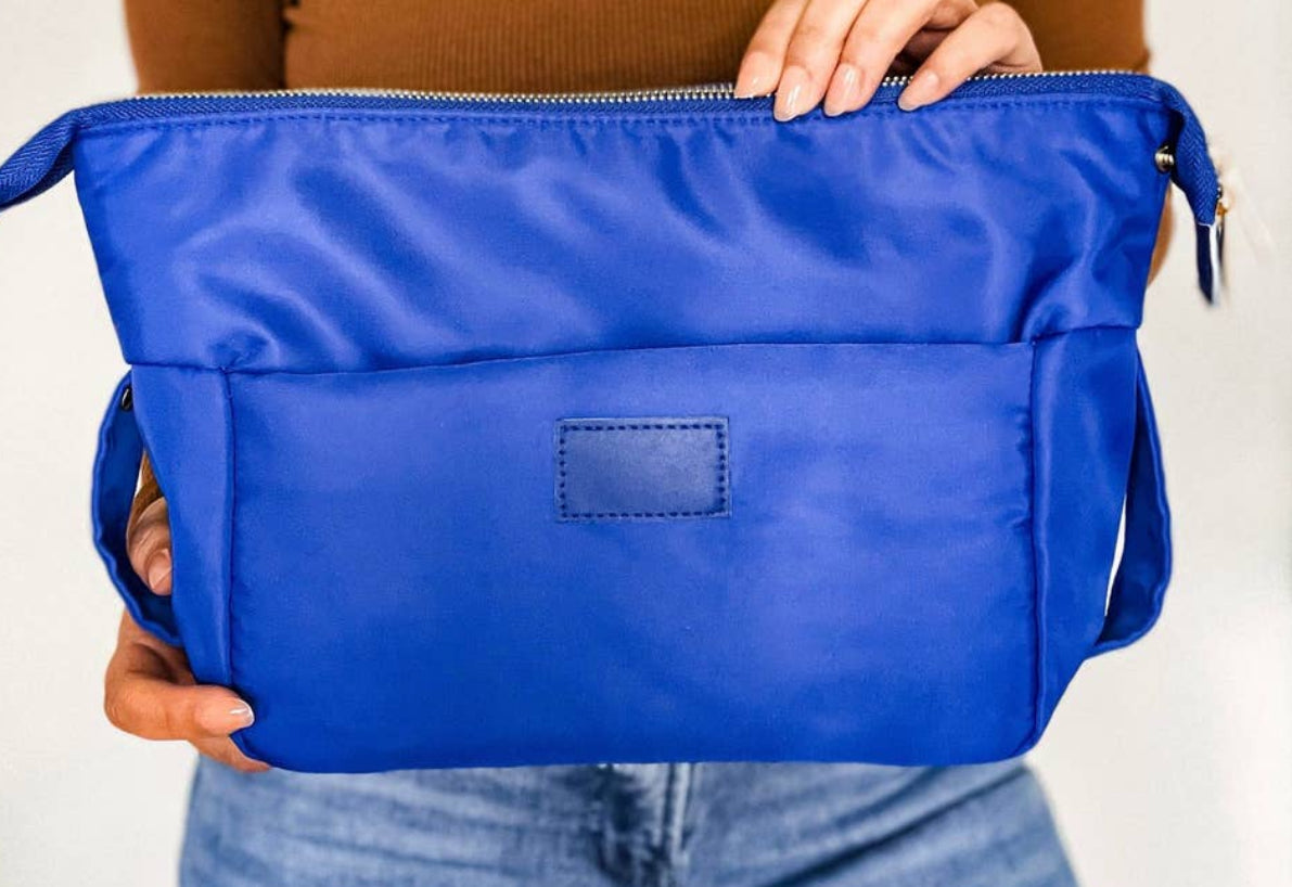 Snap Down Cosmetic Bag