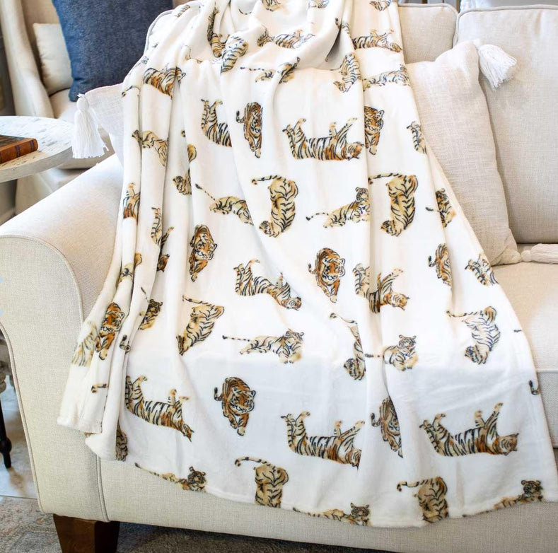 Tiger Throw Blanket