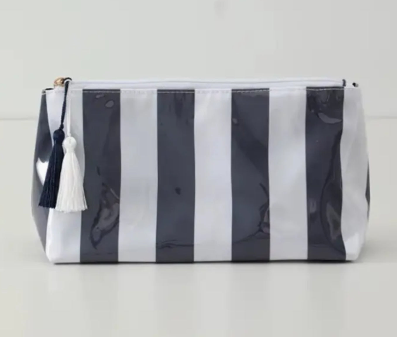 Travel Stripe Cosmetic Bag