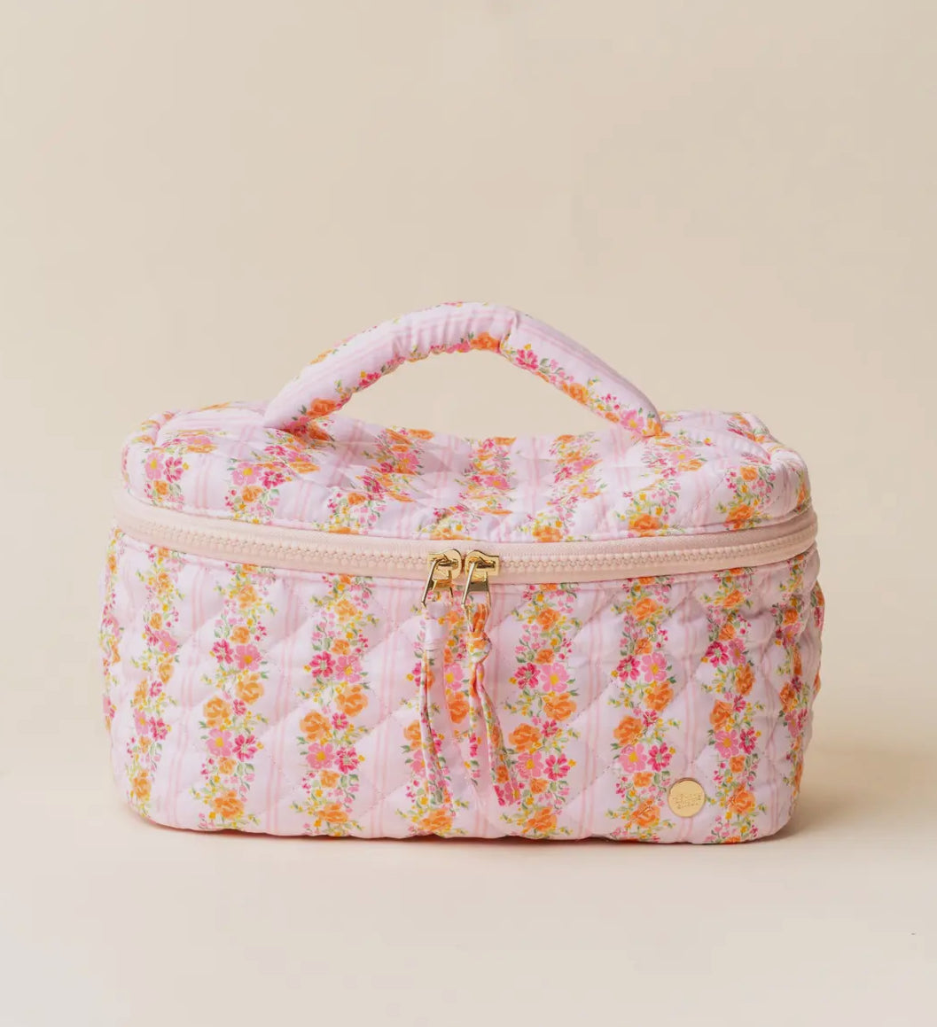 Glam & Go Quilted Cosmetic Bag