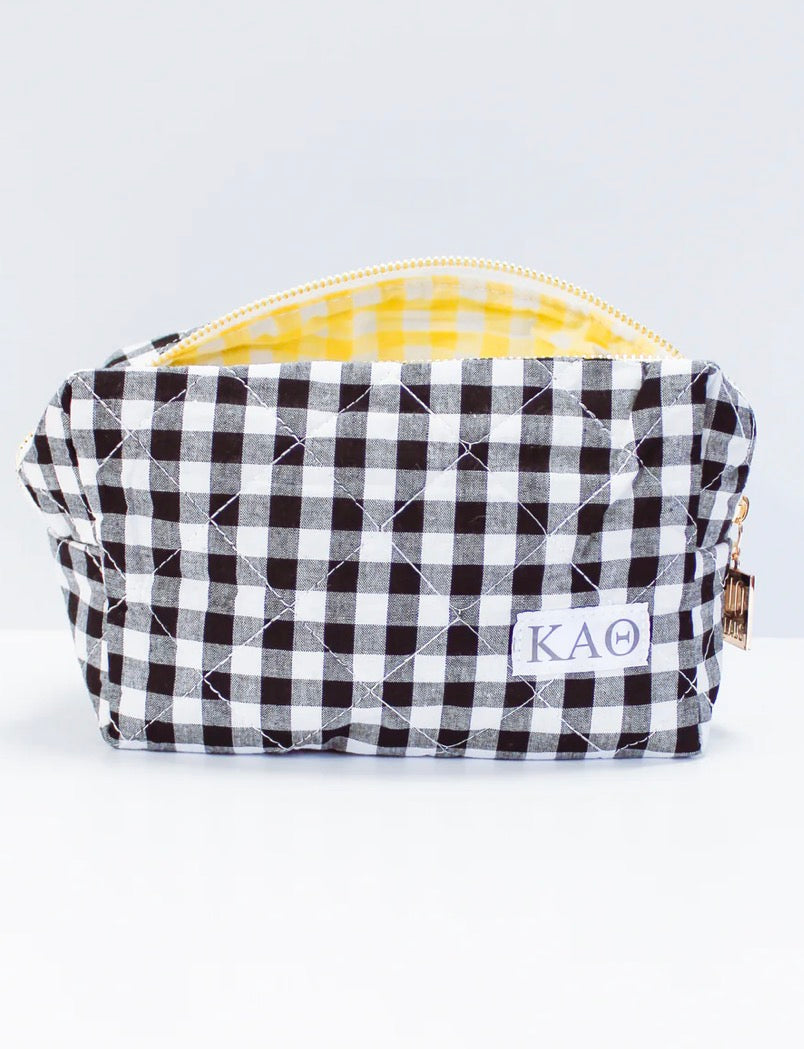 Sorority Gingham Quilted Bag