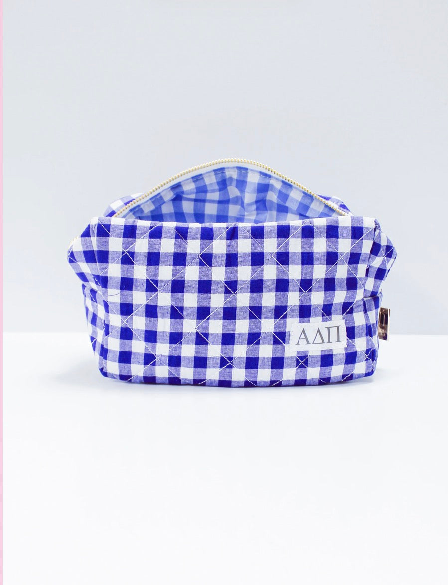 Sorority Gingham Quilted Bag