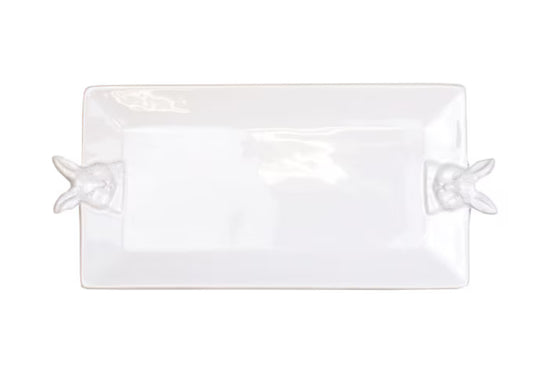 Winston Bunny Embossed Rectangle Platter