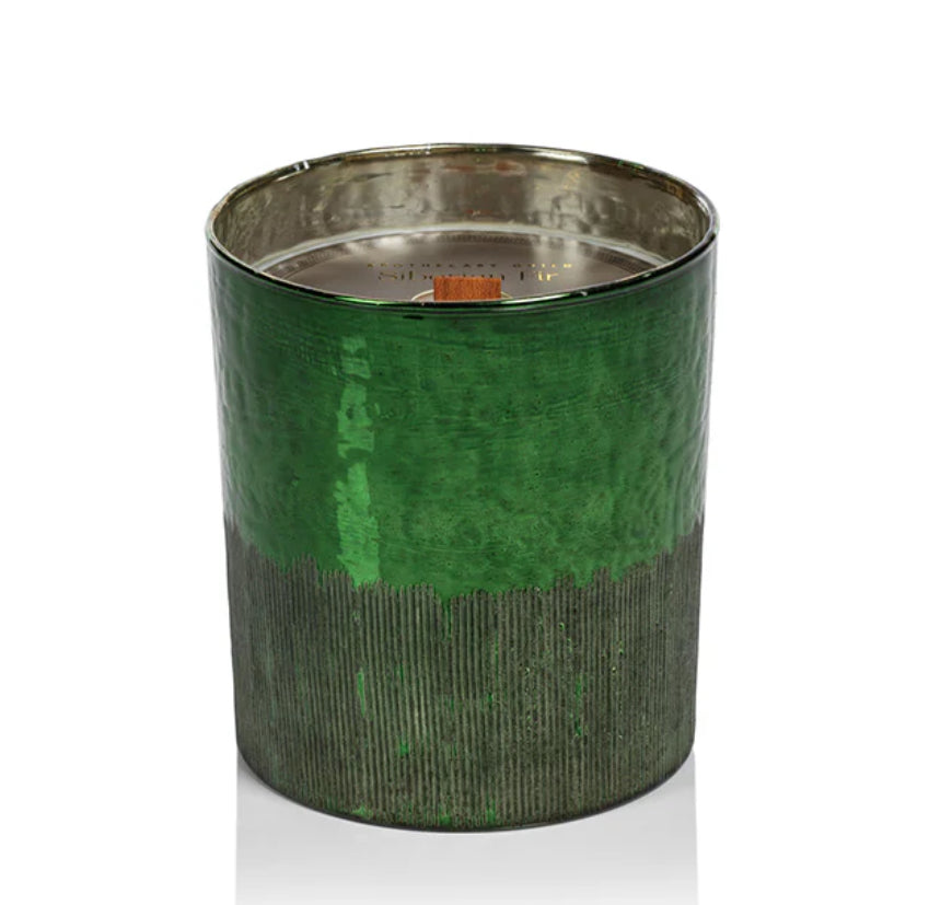 Antique Green Siberian Fir Candle
