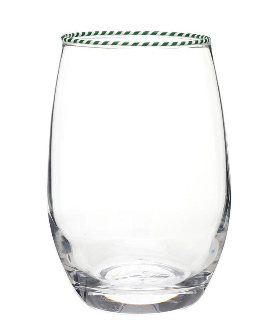 Peppermint Twist Glasses