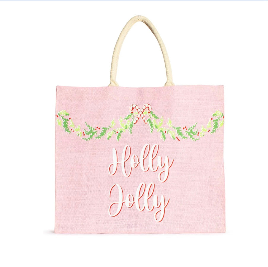 Holly Jolly Carry All Tote