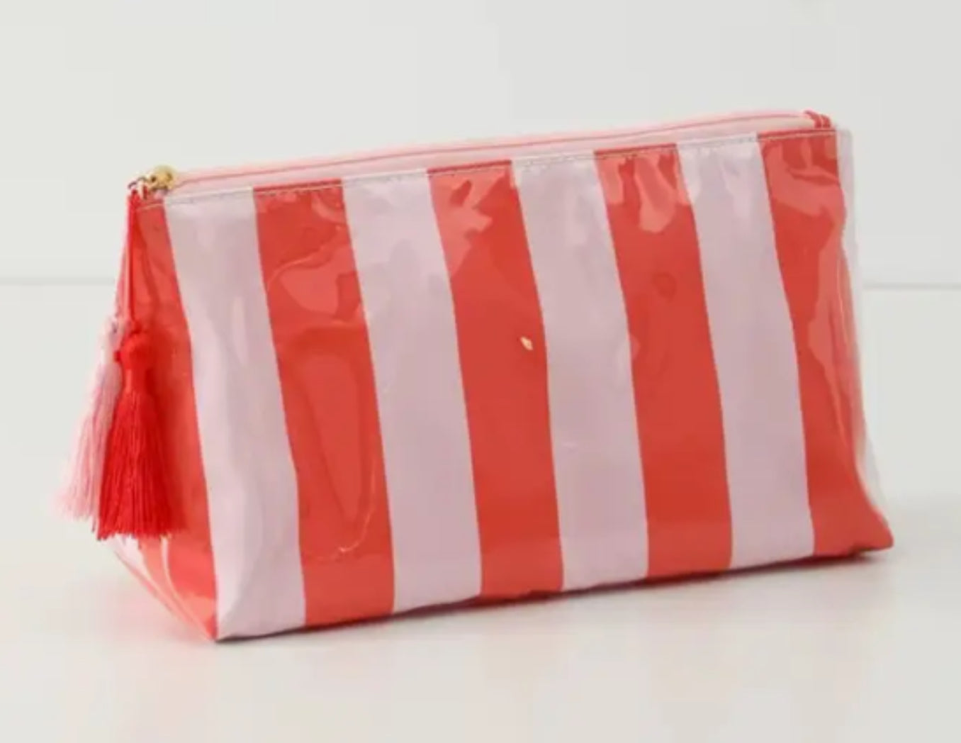 Travel Stripe Cosmetic Bag