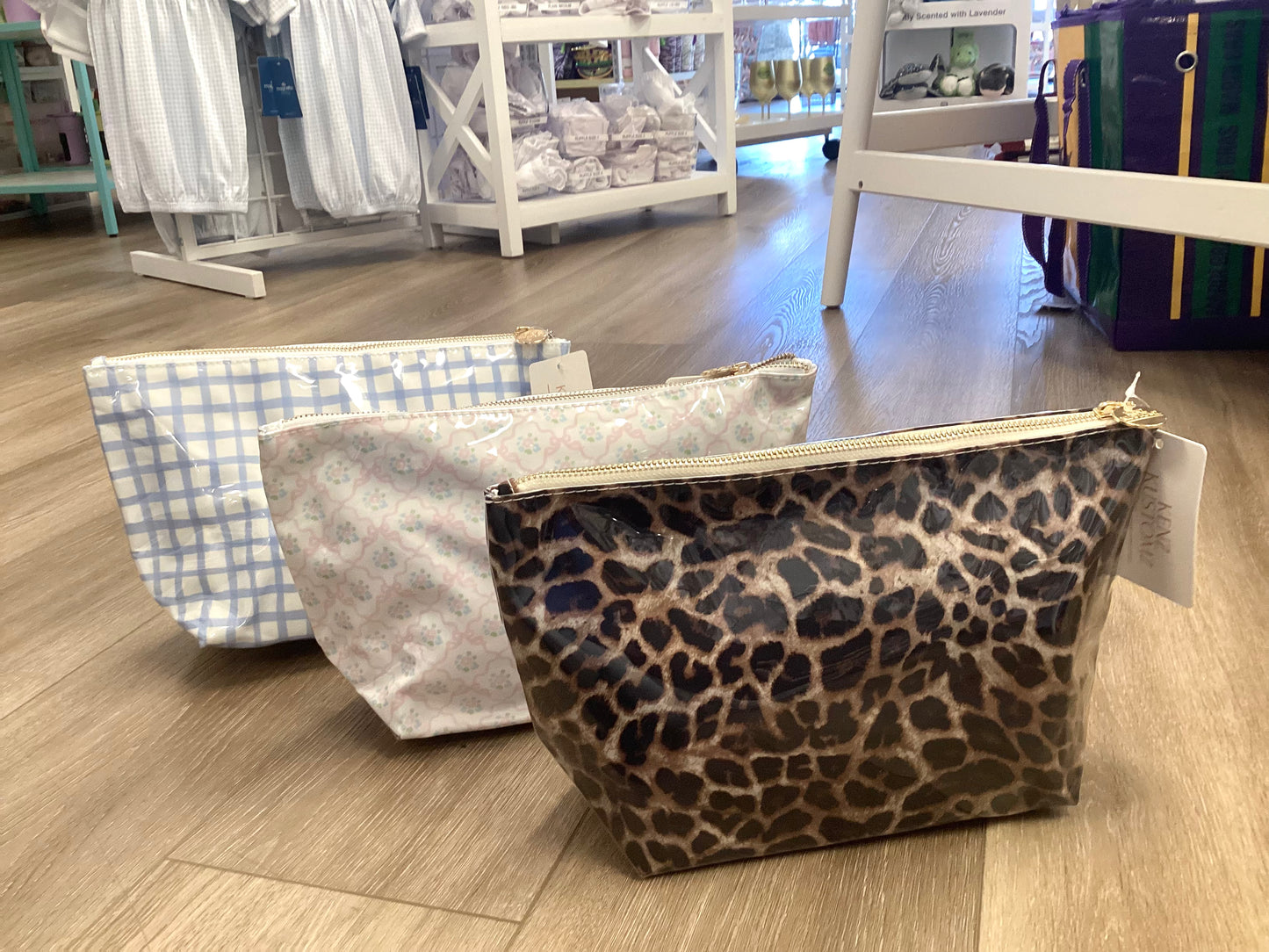 Clear Coat Cosmetic Bag
