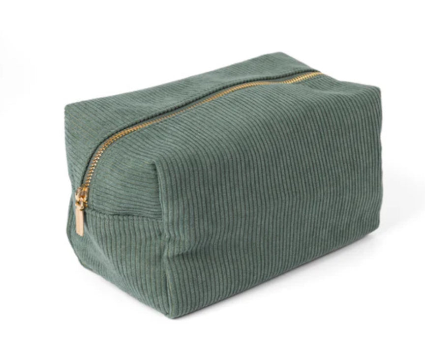 Corduroy Cosmetic Bag