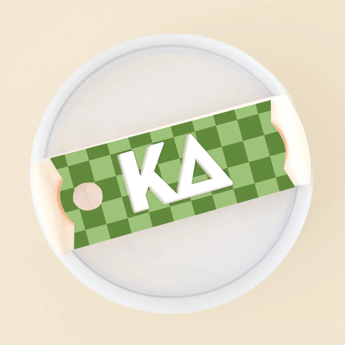 Sorority Tumbler Lid Tag