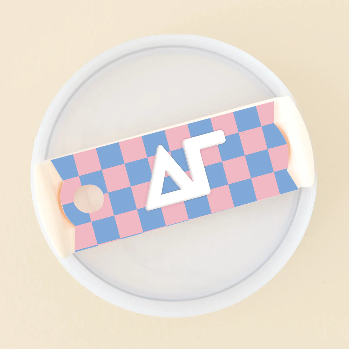 Sorority Tumbler Lid Tag