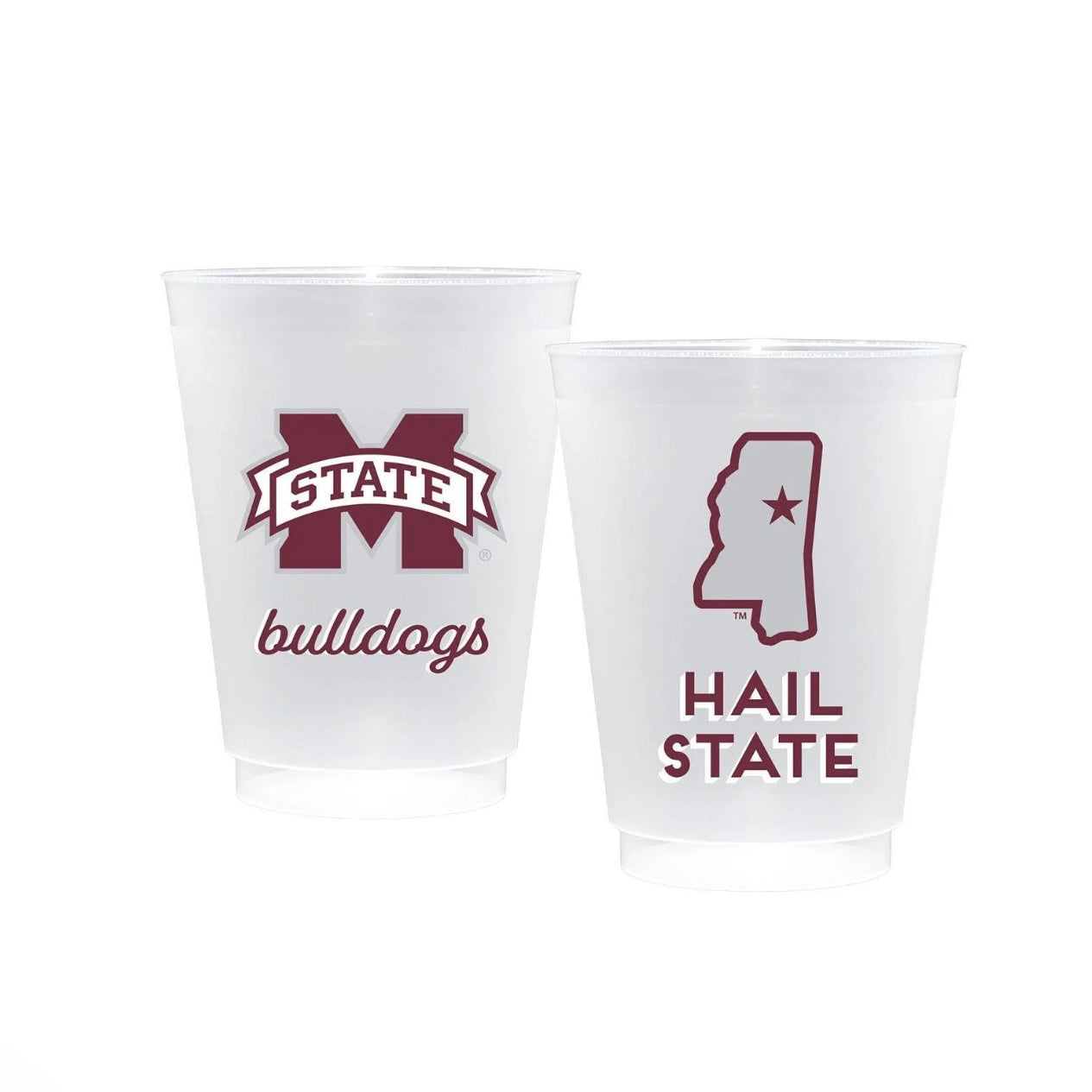 Collegiate Frost Flex Plastic Cups
