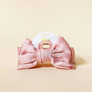 Satin Bow Clap Clip
