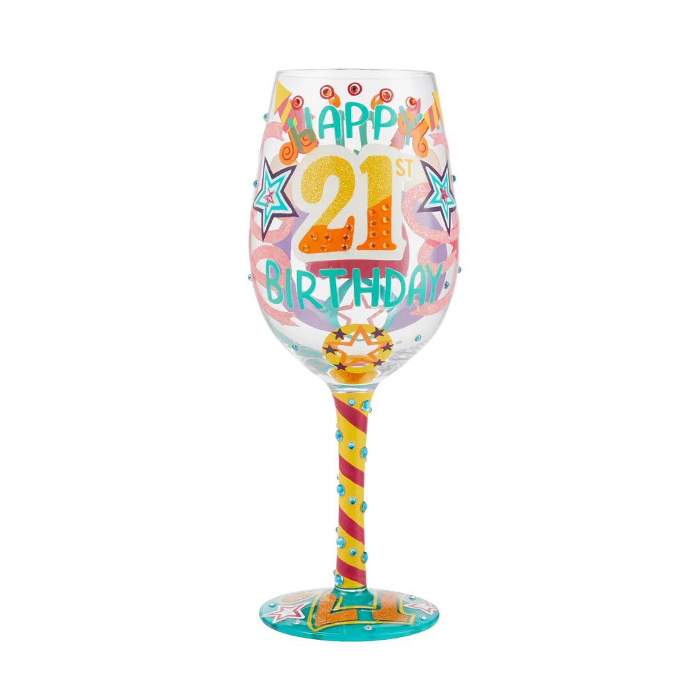 Lolita Hand Painted Wine Glasses