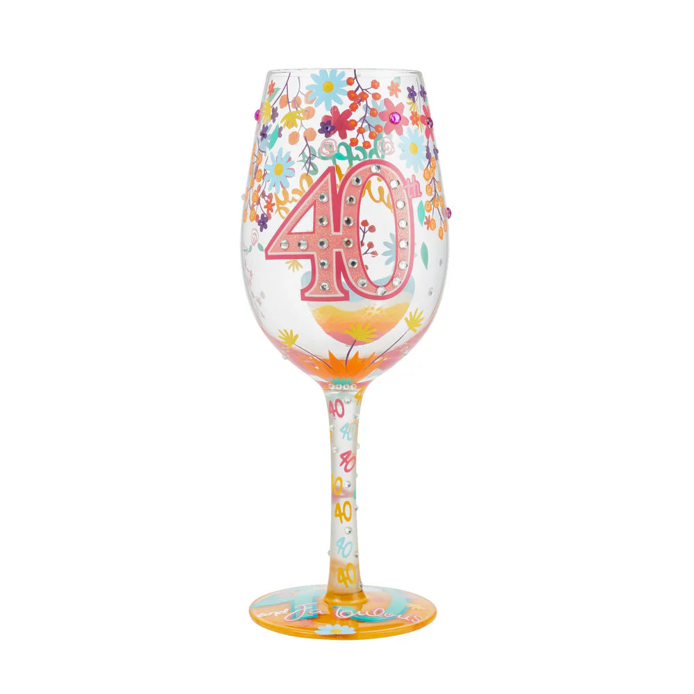 Lolita Hand Painted Wine Glasses