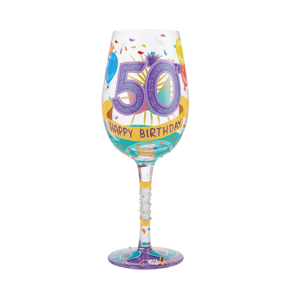 Lolita Hand Painted Wine Glasses