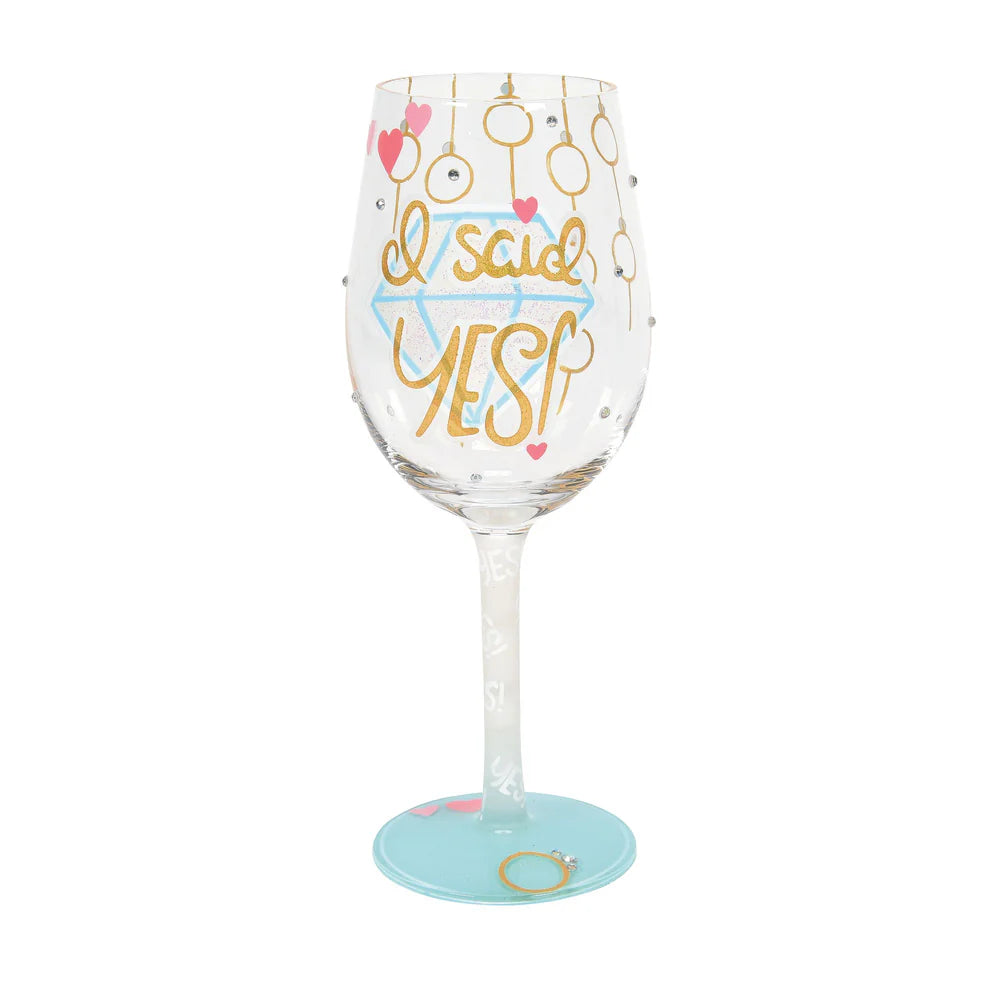 Lolita Hand Painted Wine Glasses