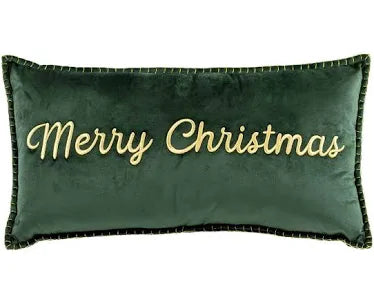 Christmas Embroidered Pillow