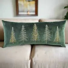 Christmas Embroidered Pillow