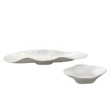 Nube Small Oval Pedestal Tray
